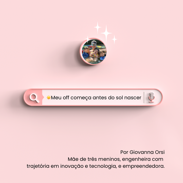 Meu off começa antes do sol nascer