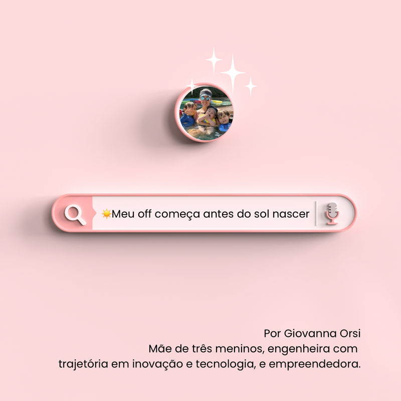 Meu off começa antes do sol nascer