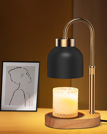 Lâmpada aquecedora de velas com temporizador