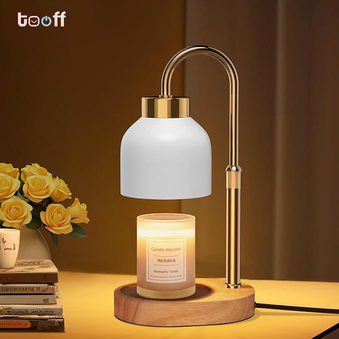 Lâmpada aquecedora de velas com temporizador