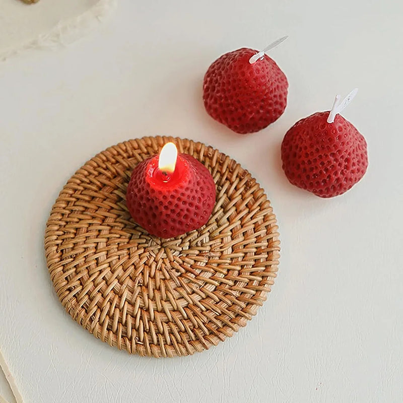 Candle Strawberry Cake