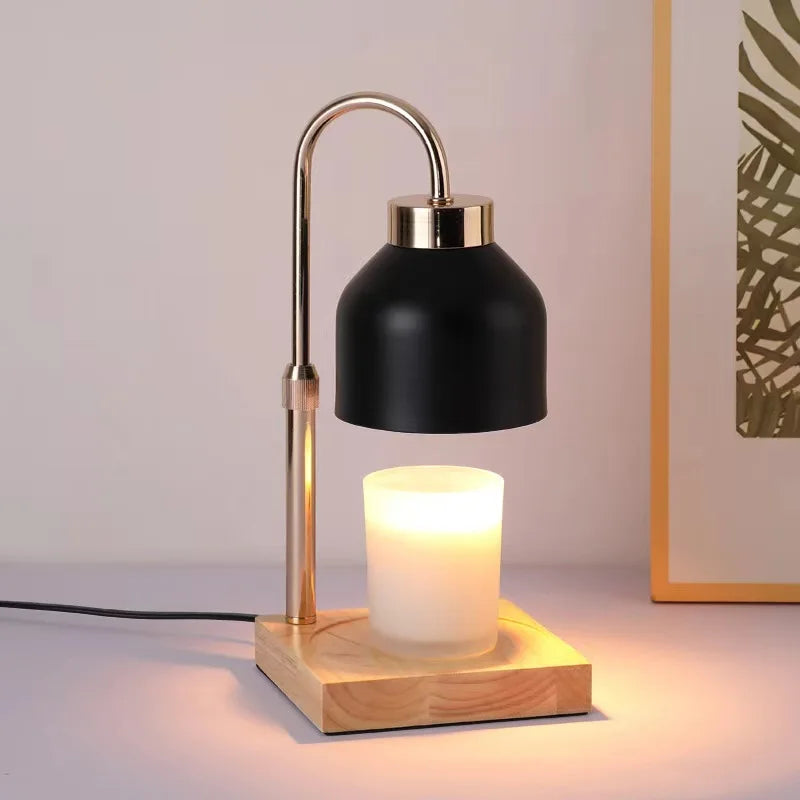 Lâmpada aquecedora de velas com temporizador