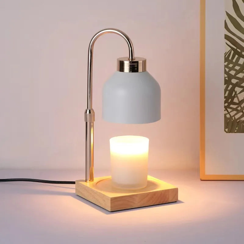 Lâmpada aquecedora de velas com temporizador